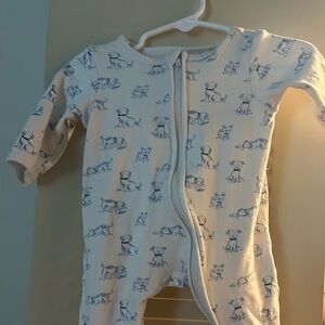 Cute baby boy footie onsise